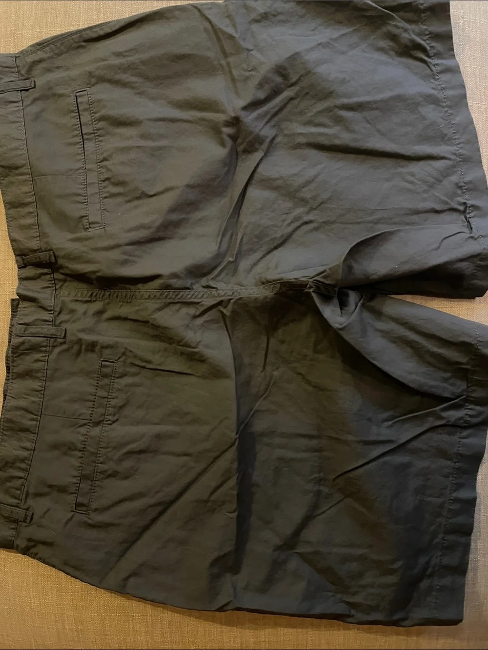 Patagonia Men's Olive Shorts with Subtle Logo - Picture 6 of 6